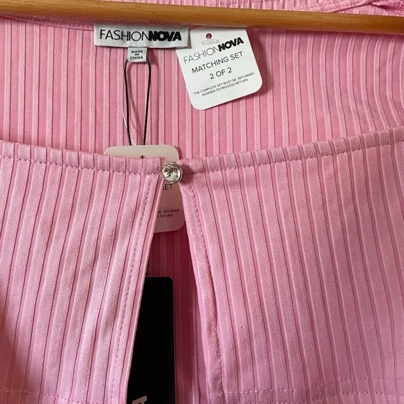 NWT 2 Piece Fashion Nova Set size small - Picture 5 of 9